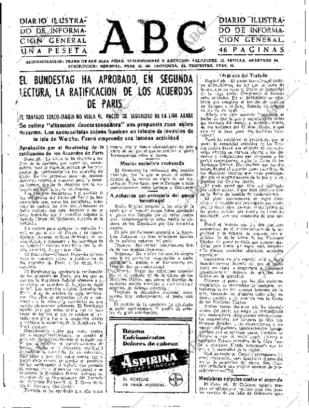 ABC SEVILLA 27-02-1955 página 15