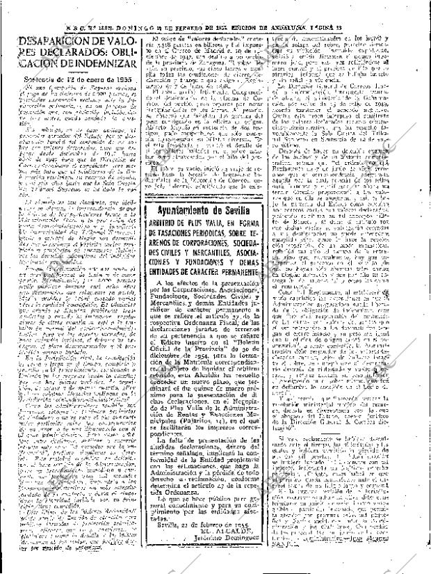 ABC SEVILLA 27-02-1955 página 18