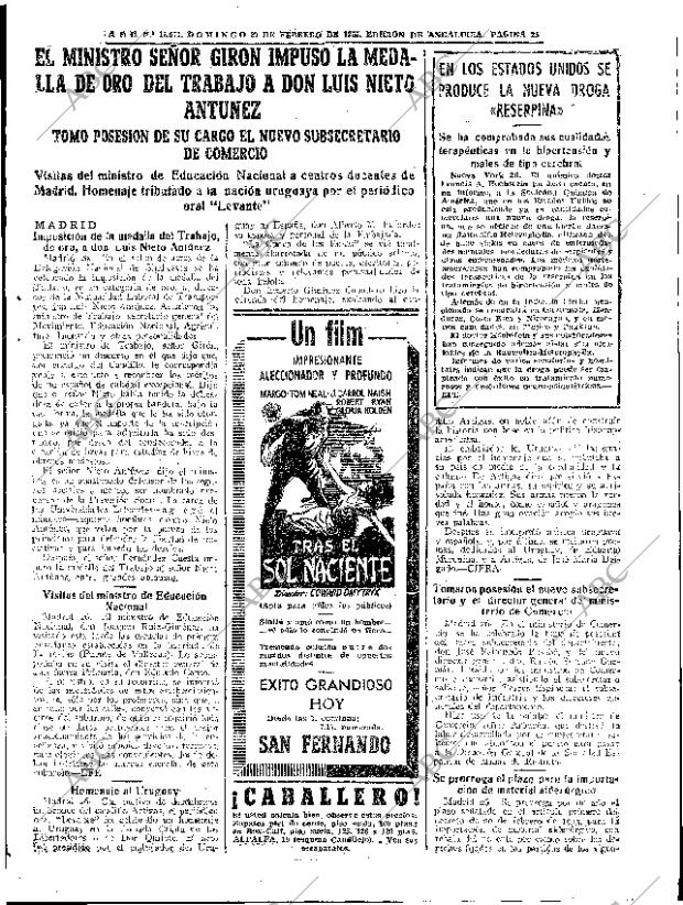 ABC SEVILLA 27-02-1955 página 25