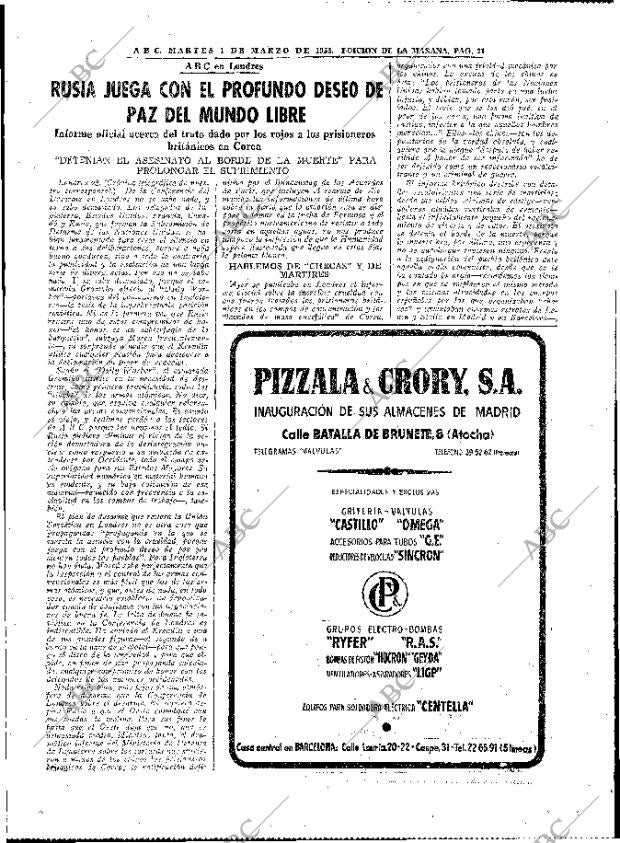 ABC MADRID 01-03-1955 página 21
