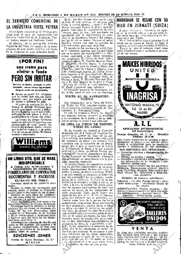 ABC MADRID 02-03-1955 página 22