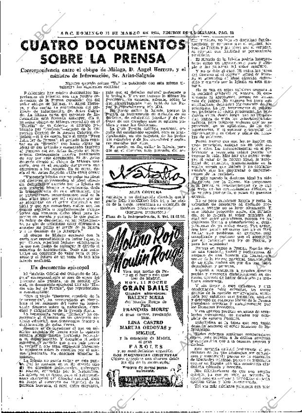 ABC MADRID 13-03-1955 página 49