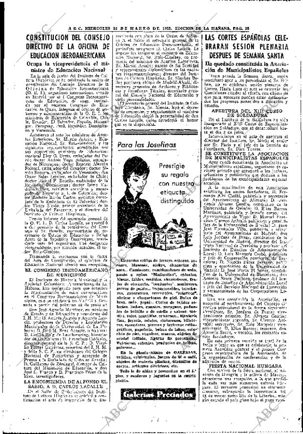 ABC MADRID 16-03-1955 página 25