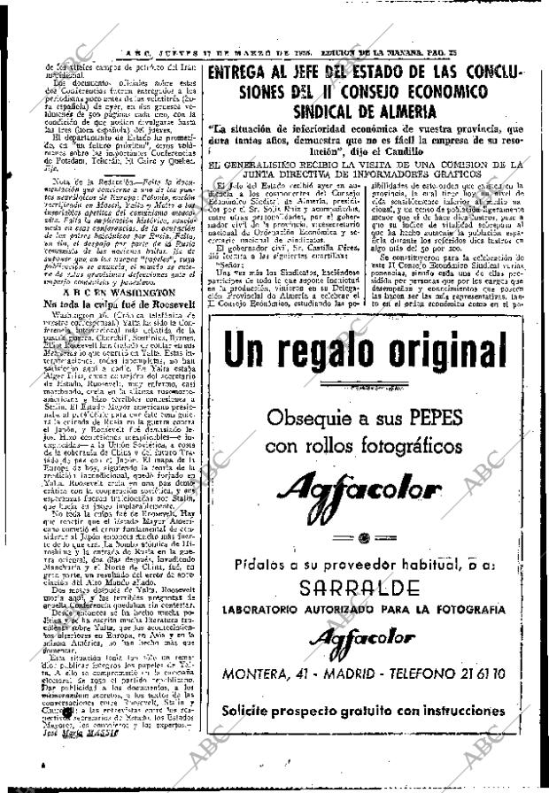 ABC MADRID 17-03-1955 página 25