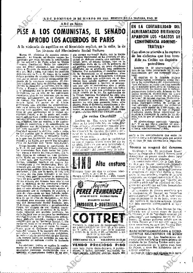 ABC MADRID 20-03-1955 página 19