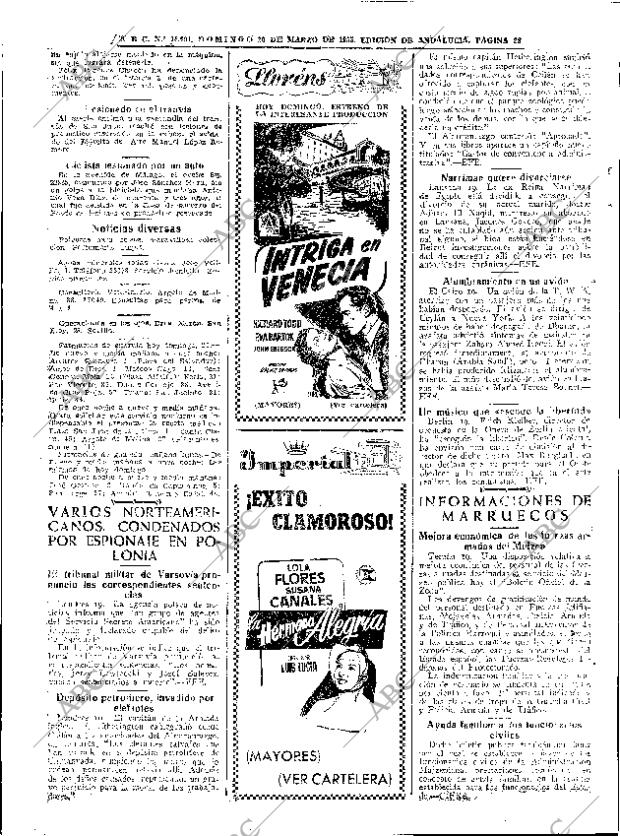 ABC SEVILLA 20-03-1955 página 28