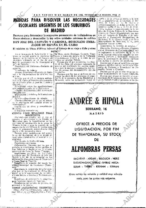 ABC MADRID 26-03-1955 página 13