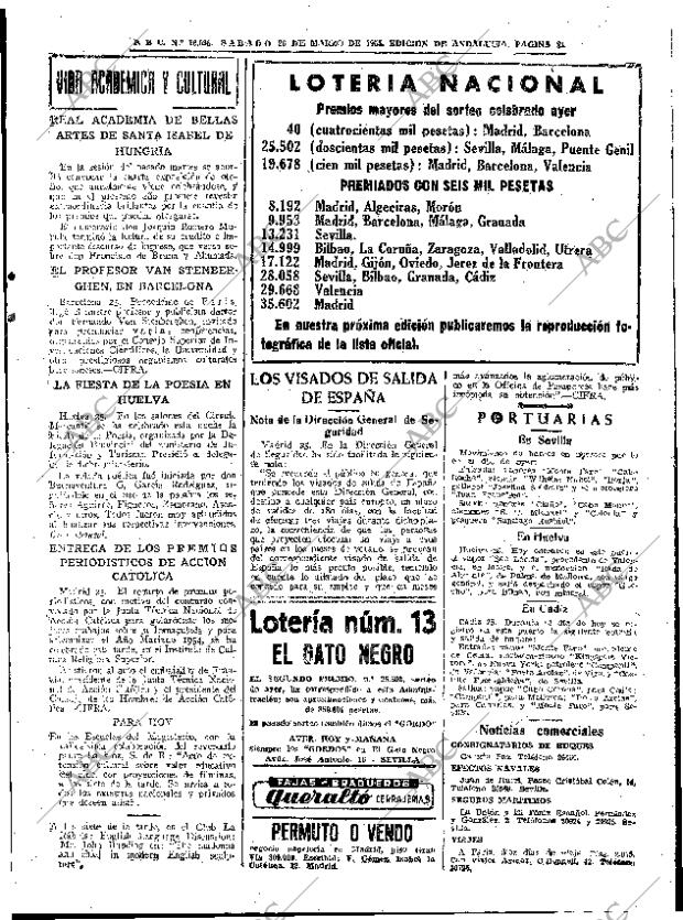 ABC SEVILLA 26-03-1955 página 31