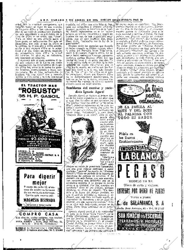 ABC MADRID 02-04-1955 página 22