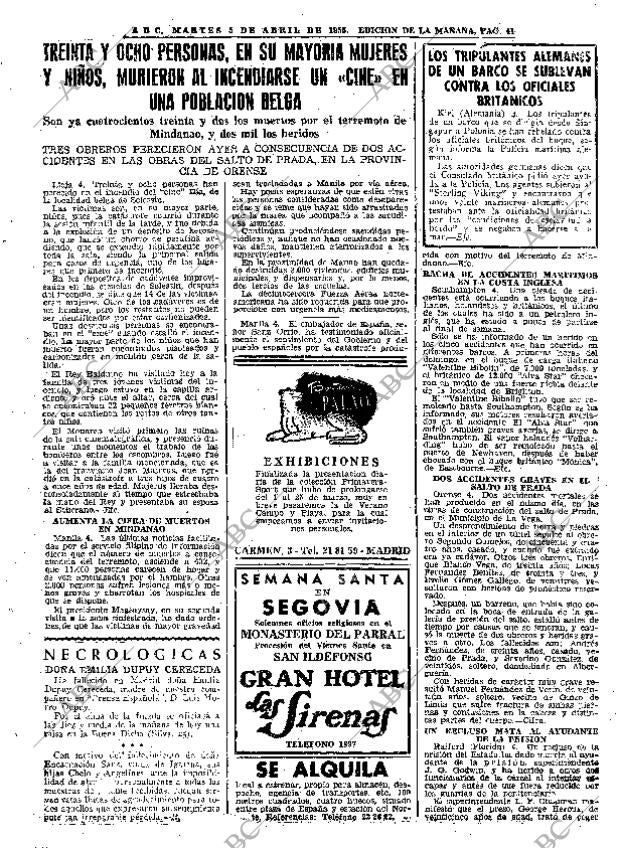 ABC MADRID 05-04-1955 página 41