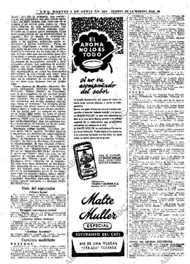ABC MADRID 05-04-1955 página 43