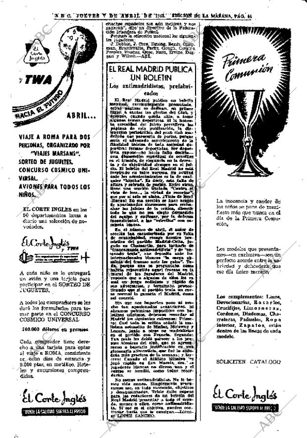 ABC MADRID 07-04-1955 página 44