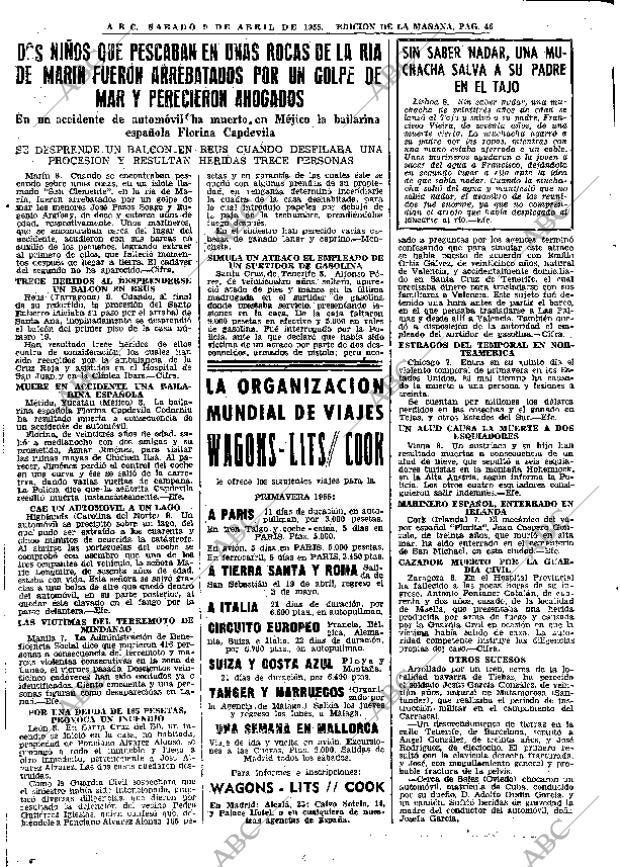 ABC MADRID 09-04-1955 página 46