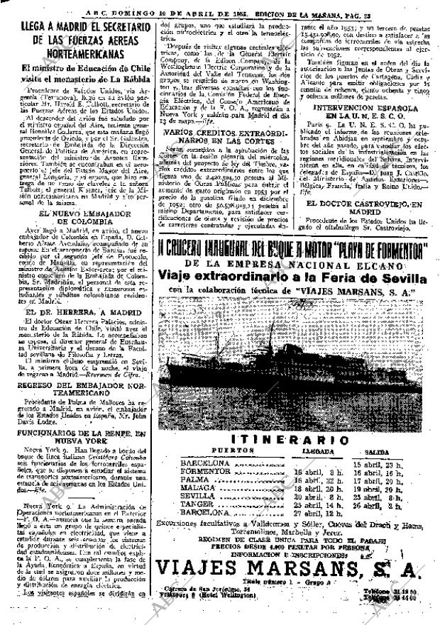 ABC MADRID 10-04-1955 página 25