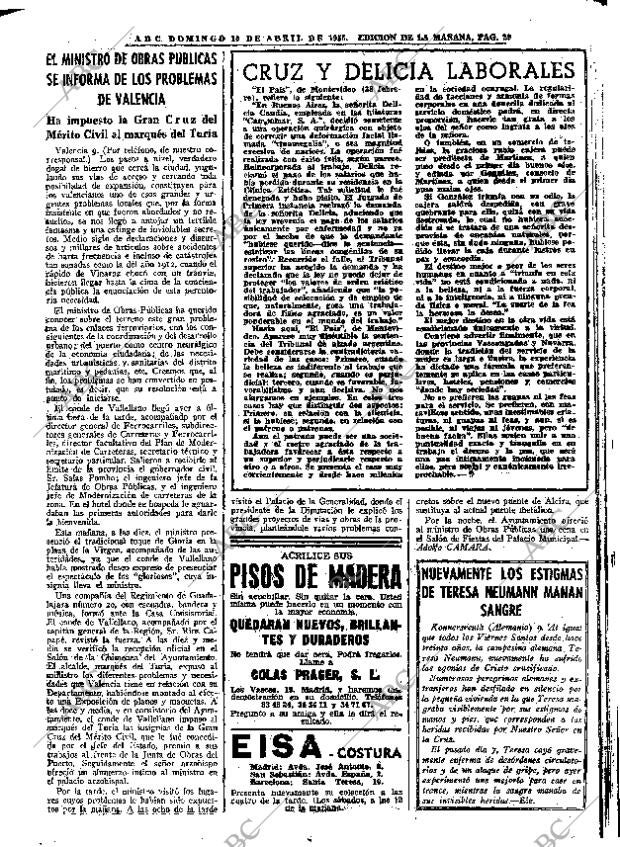 ABC MADRID 10-04-1955 página 29