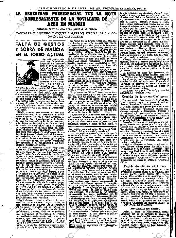 ABC MADRID 10-04-1955 página 47