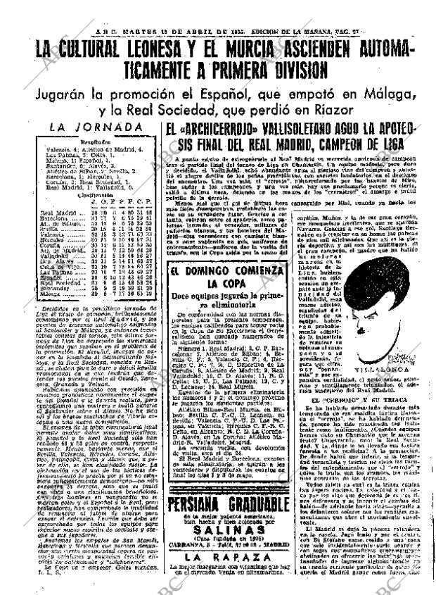 ABC MADRID 12-04-1955 página 27