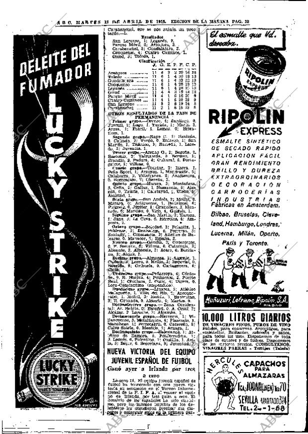 ABC MADRID 12-04-1955 página 32