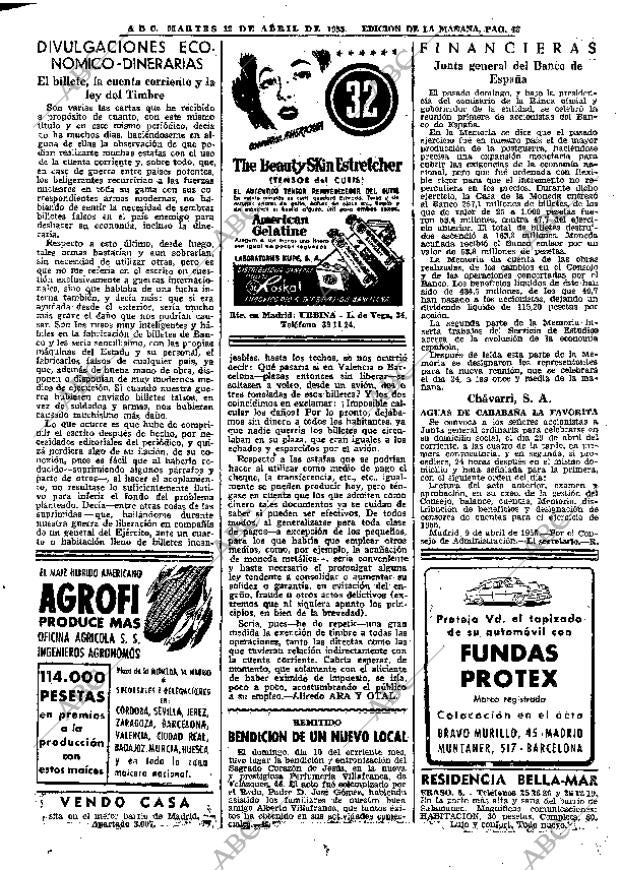 ABC MADRID 12-04-1955 página 43