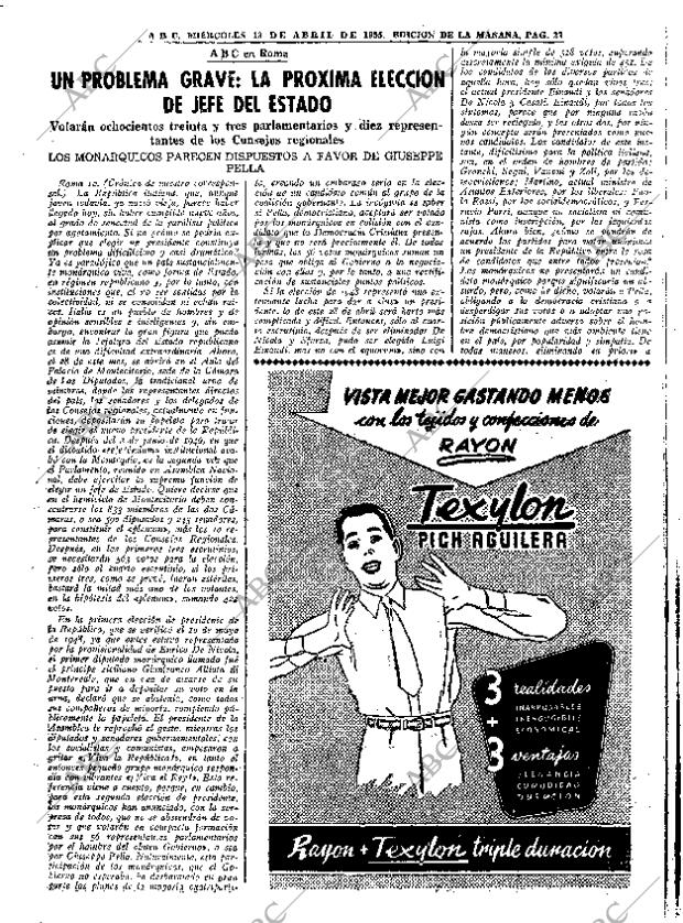 ABC MADRID 13-04-1955 página 27