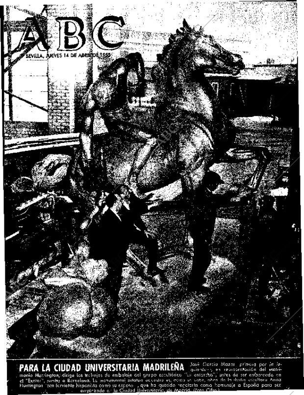 ABC SEVILLA 14-04-1955 página 1