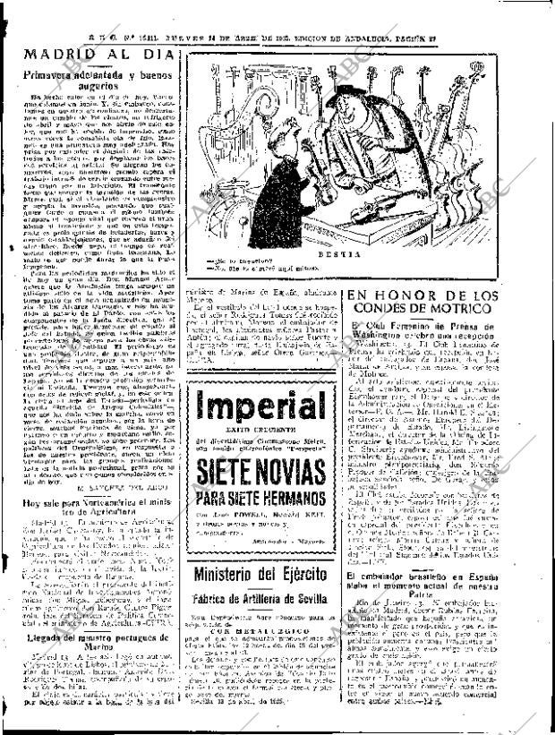 ABC SEVILLA 14-04-1955 página 27
