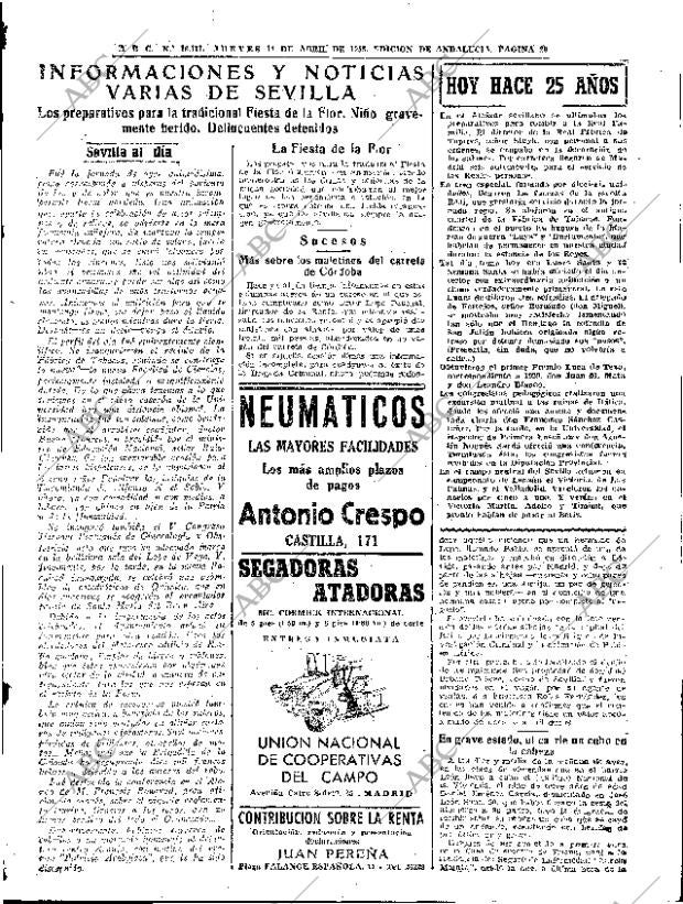 ABC SEVILLA 14-04-1955 página 29