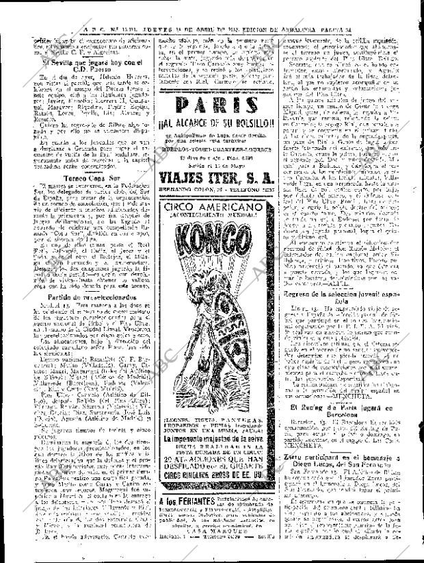 ABC SEVILLA 14-04-1955 página 34