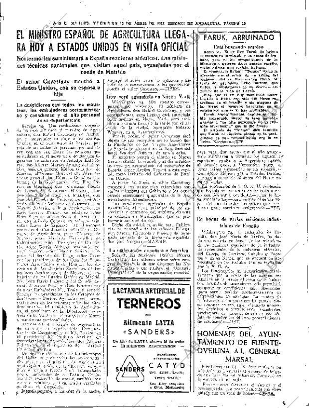 ABC SEVILLA 15-04-1955 página 19