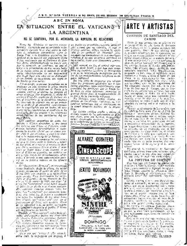 ABC SEVILLA 15-04-1955 página 21