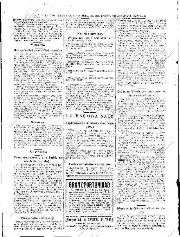 ABC SEVILLA 15-04-1955 página 28
