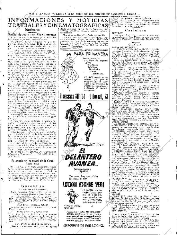 ABC SEVILLA 15-04-1955 página 33