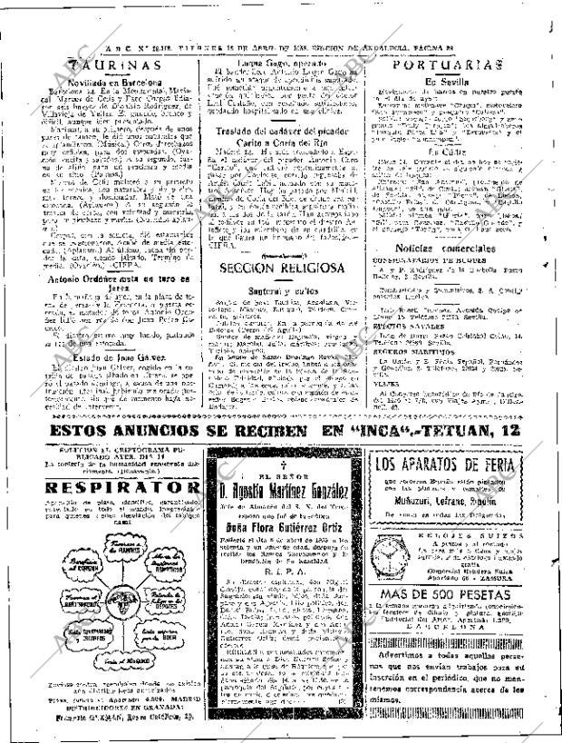 ABC SEVILLA 15-04-1955 página 34