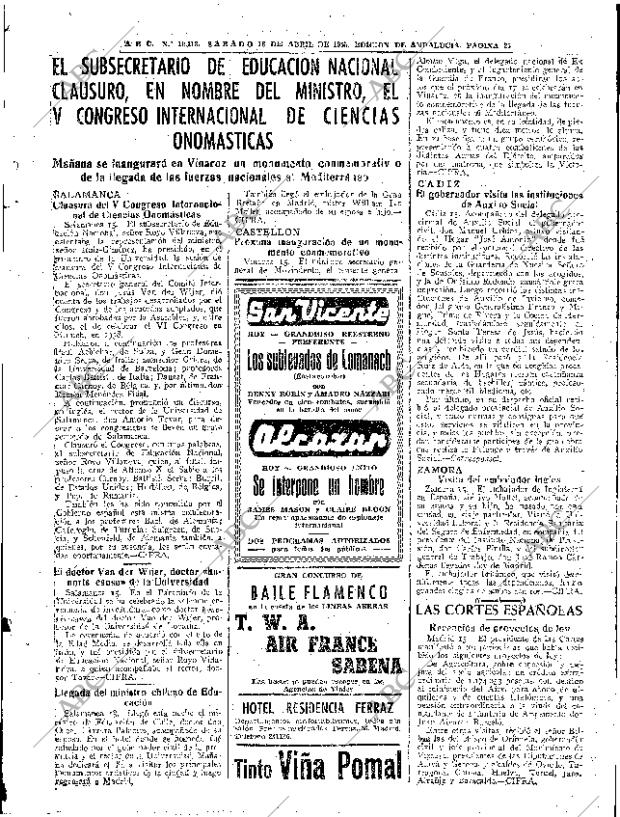 ABC SEVILLA 16-04-1955 página 25