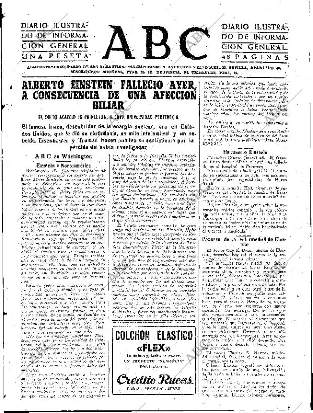 ABC SEVILLA 19-04-1955 página 15