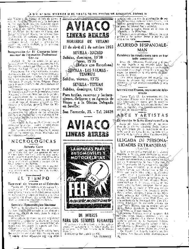 ABC SEVILLA 19-04-1955 página 26