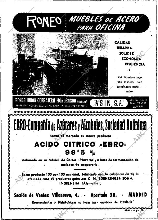 ABC MADRID 20-04-1955 página 16