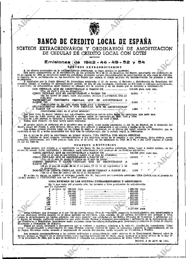 ABC MADRID 21-04-1955 página 20