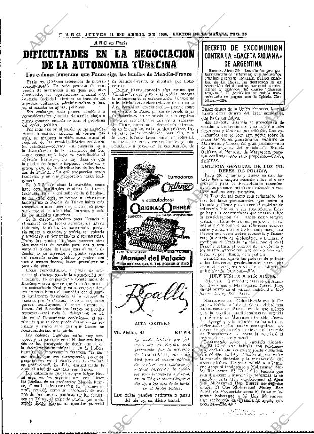 ABC MADRID 21-04-1955 página 35