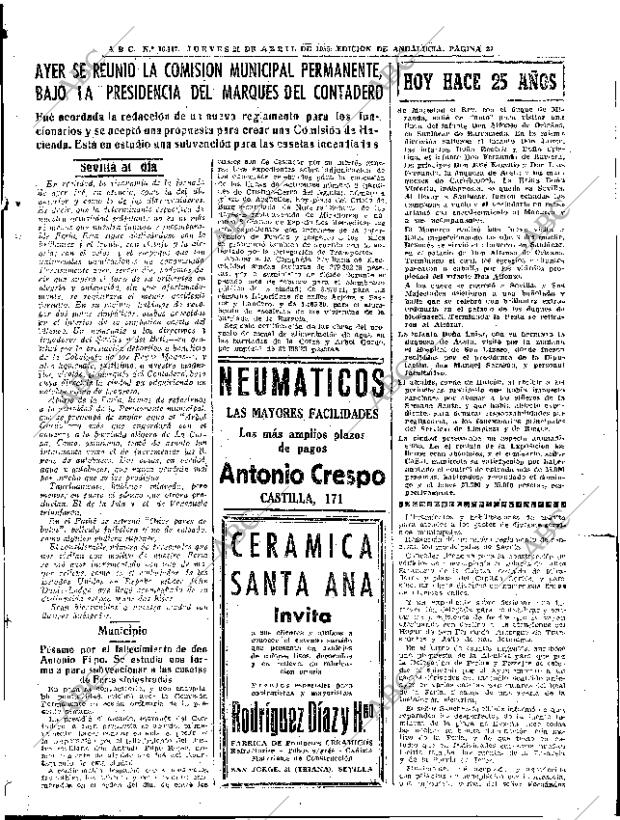 ABC SEVILLA 21-04-1955 página 27