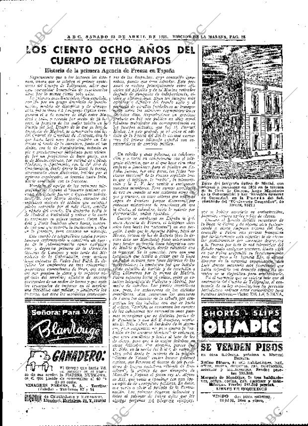 ABC MADRID 23-04-1955 página 25