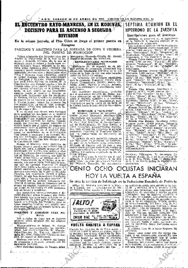 ABC MADRID 23-04-1955 página 41