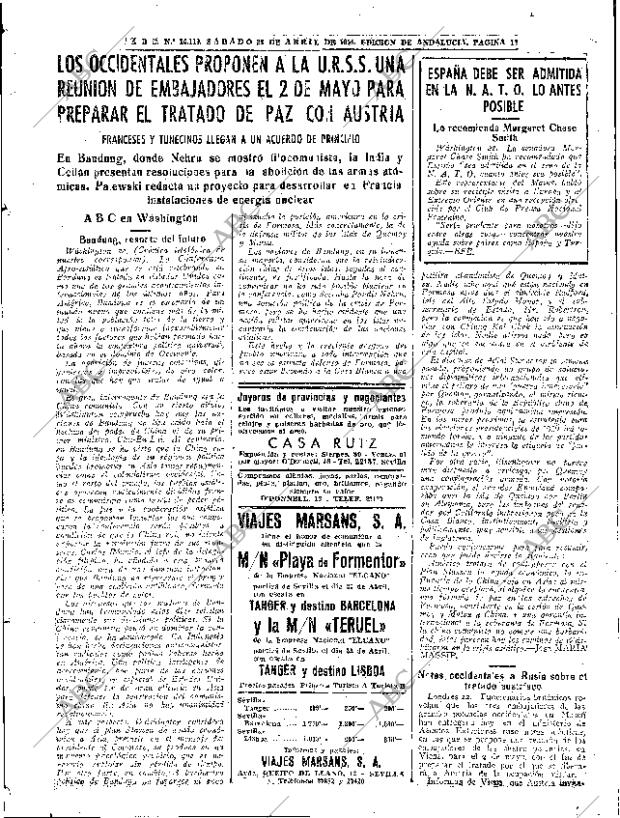 ABC SEVILLA 23-04-1955 página 15