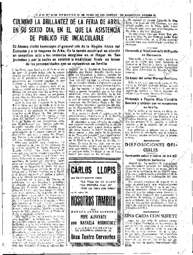 ABC SEVILLA 24-04-1955 página 21