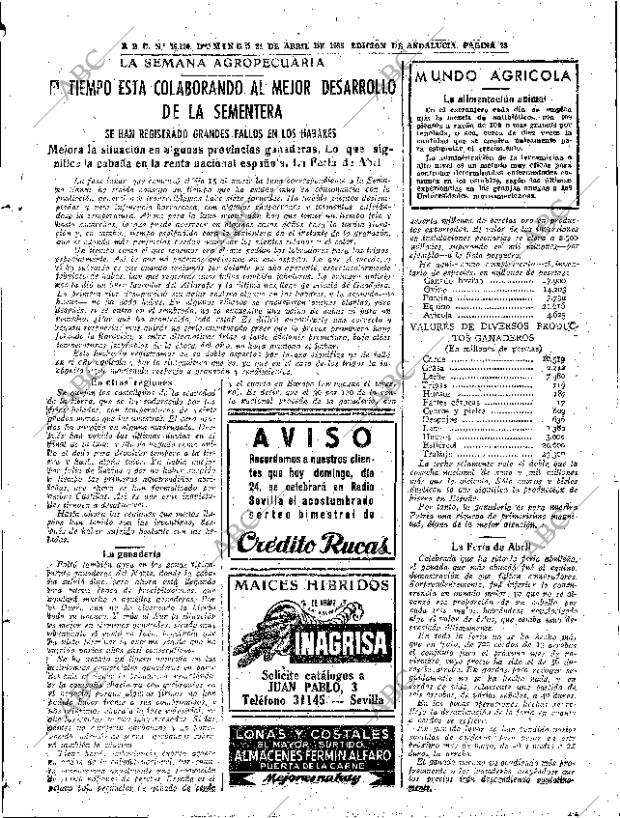 ABC SEVILLA 24-04-1955 página 23