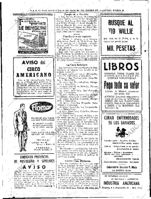 ABC SEVILLA 24-04-1955 página 34