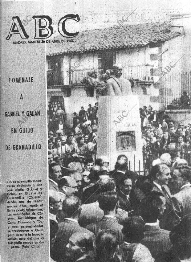 ABC MADRID 26-04-1955 página 1