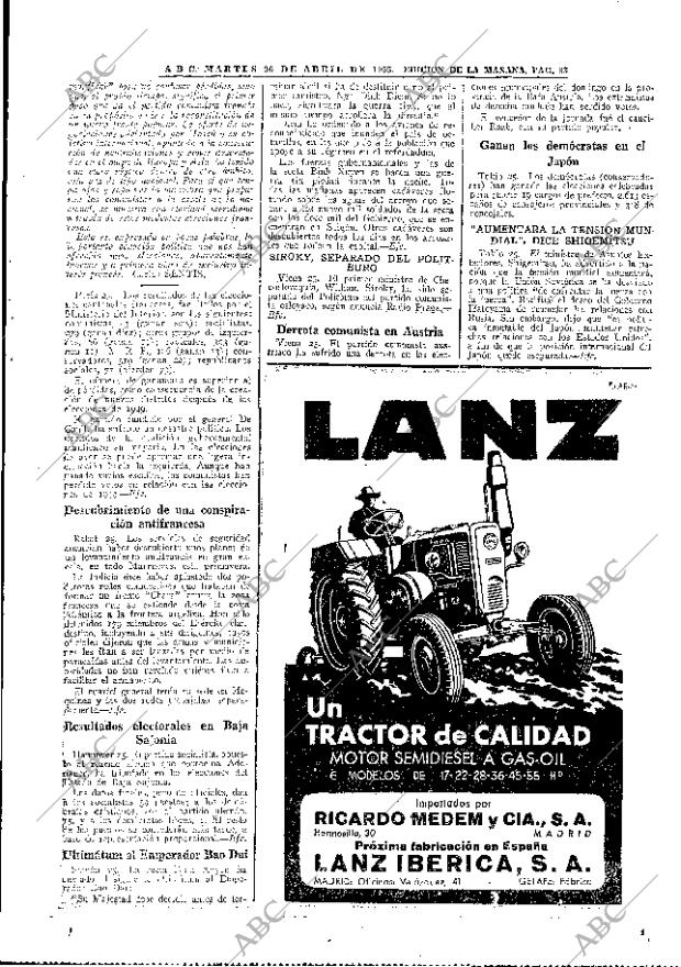 ABC MADRID 26-04-1955 página 33