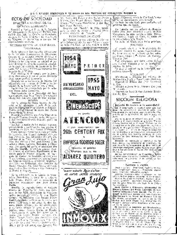 ABC SEVILLA 11-05-1955 página 26