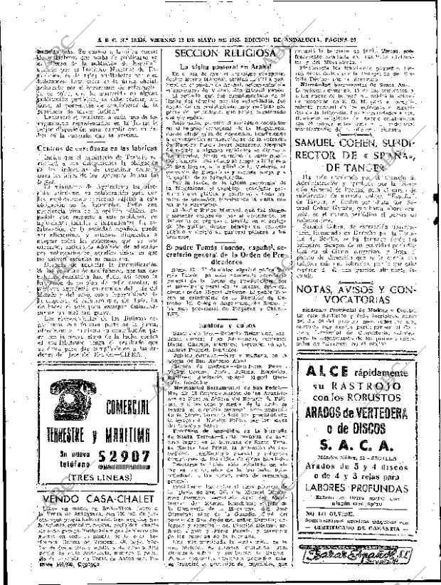 ABC SEVILLA 13-05-1955 página 22